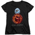 Game of Thrones Combined Targaryn And Stark Womens T-Shirt