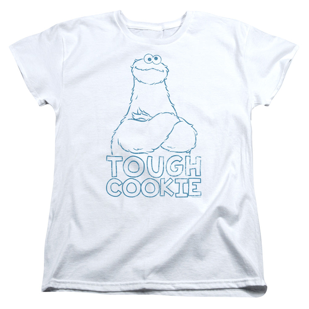 Sesame Street Tough Cookie Womens T-Shirt