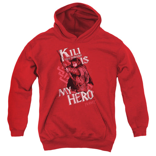 The Hobbit Kili Is My Hero Youth Hoodie