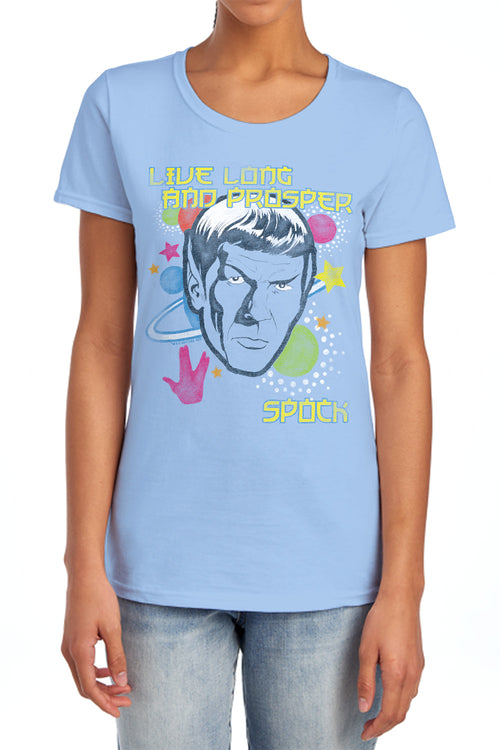 Star Trek Japansese Spock Womens T-Shirt