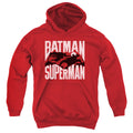 Batman v Superman Silhouette Fight Youth Hoodie