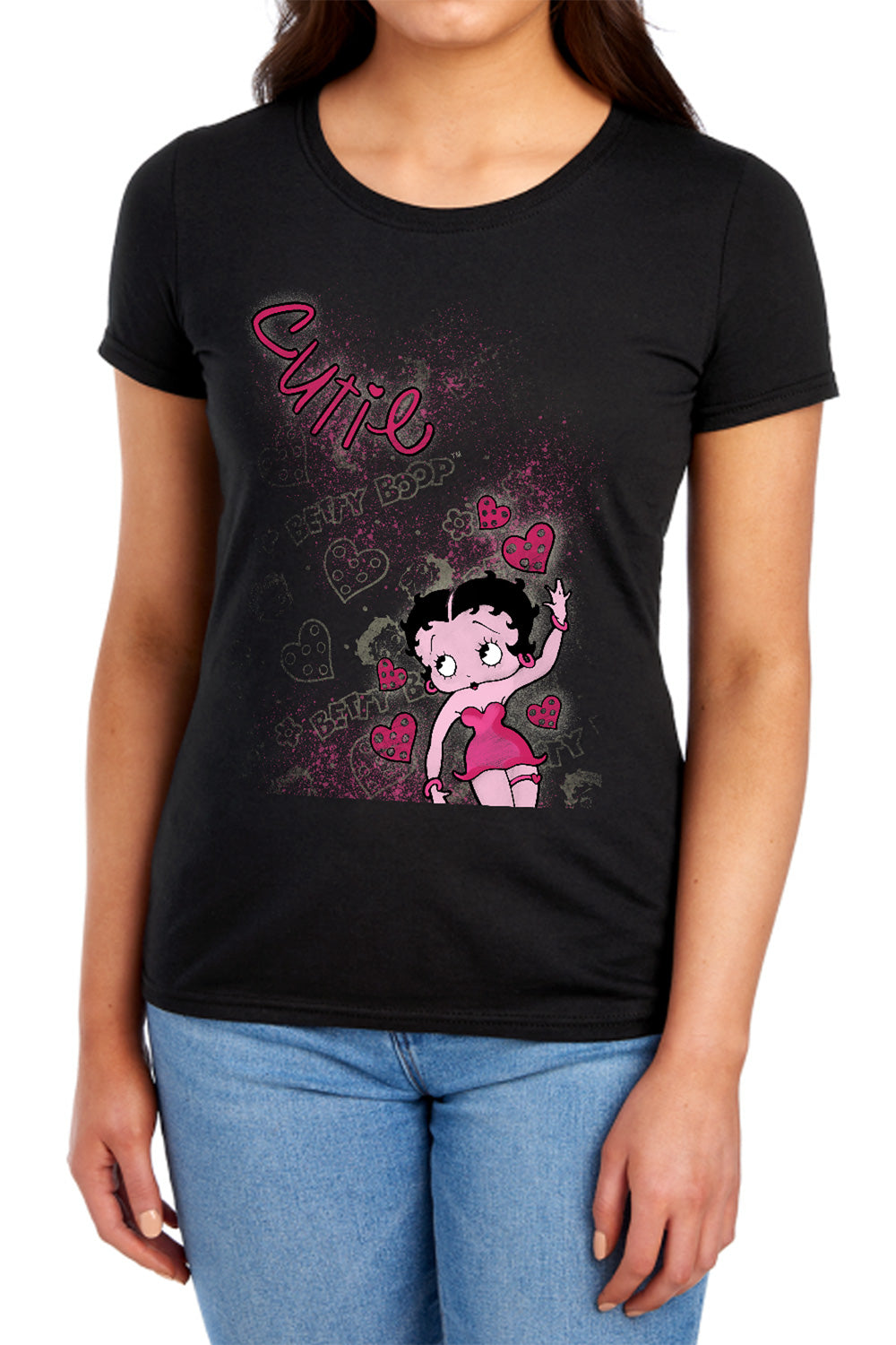 Betty Boop Cutie Womens T-Shirt