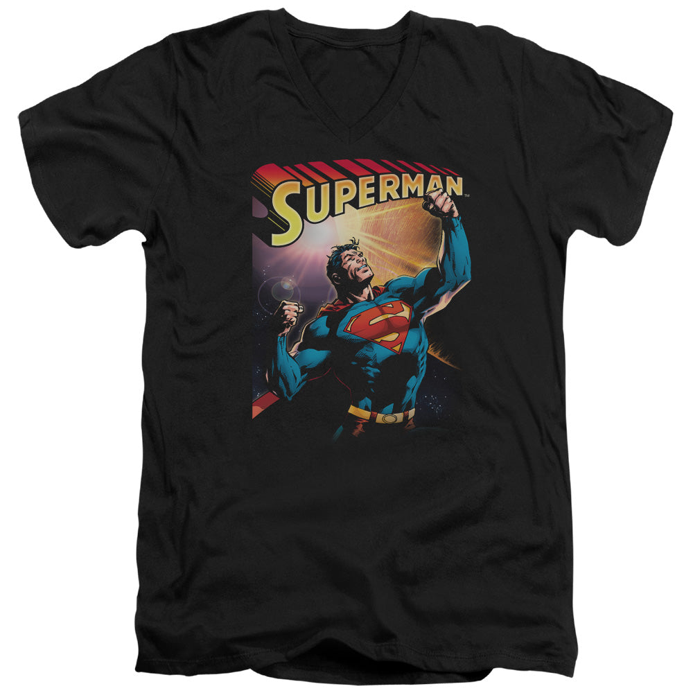 Superman Victory V-Neck T-Shirt