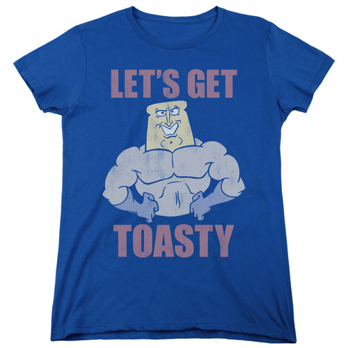 Ren and Stimpy Let's Get Toasty Womens T-Shirt