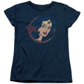 Wonder Woman WW75 Starburst Portrait Womens T-Shirt