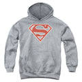 Superman Crimson & Cream Shield Youth Hoodie
