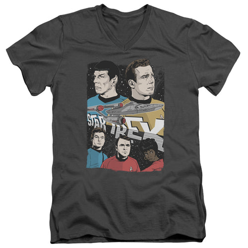Star Trek Illustrated Crew V-Neck T-Shirt