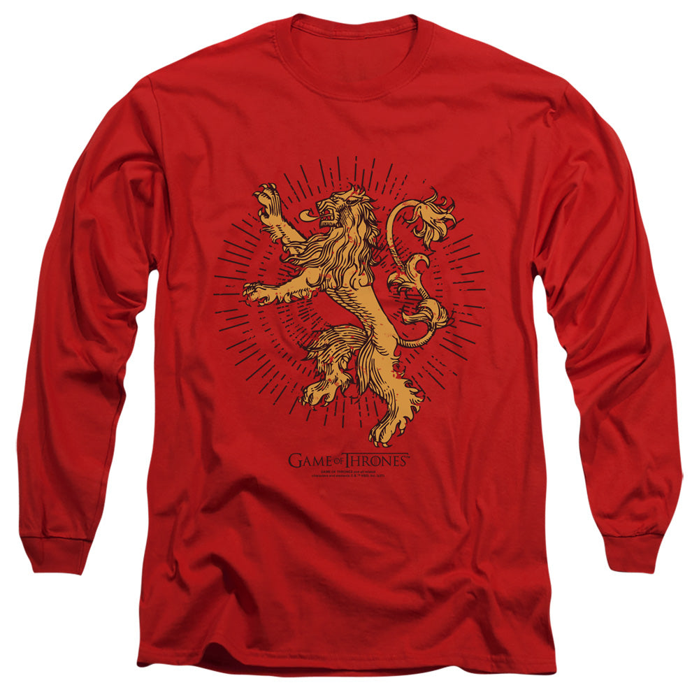 Game of Thrones Lannister Burst Sigil Long Sleeve T-Shirt