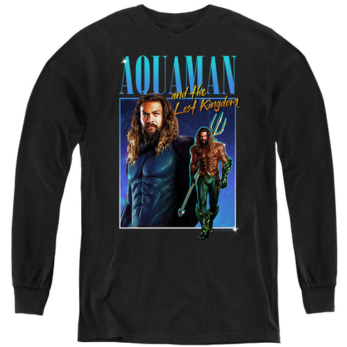 Aquaman 90'S Style Aquaman Youth Long Sleeve T-Shirt