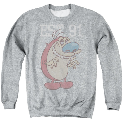 Ren and Stimpy Stimpy Est. 91 Crewneck Sweatshirt