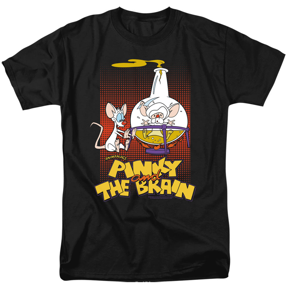 Pinky and the Brain Lab Flask T-Shirt