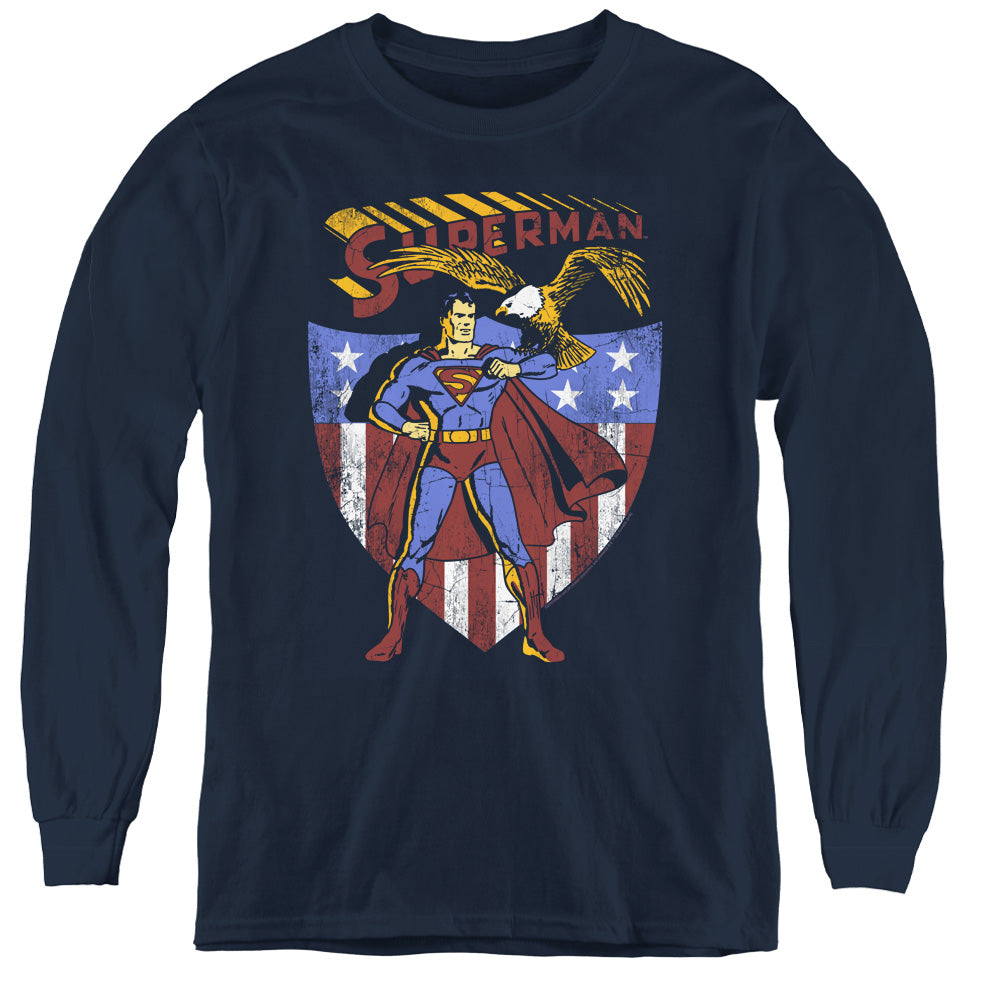 Superman All American Youth Long Sleeve T-Shirt