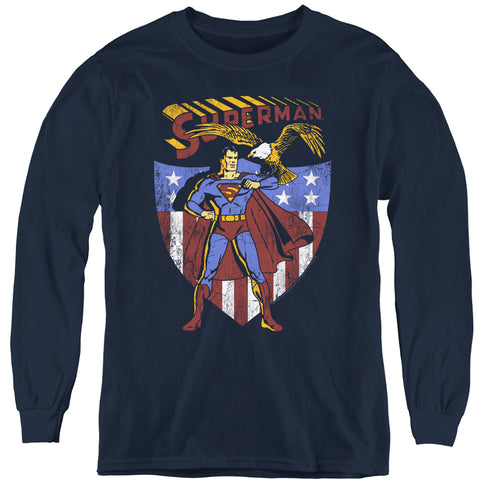 Superman All American Youth Long Sleeve T-Shirt