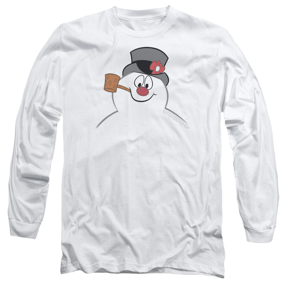 Frosty the Snowman Frosty Face Long Sleeve T-Shirt