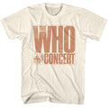 In Concert The Who t-shirt in natural