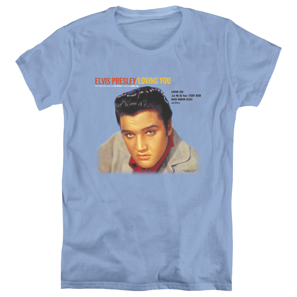 Elvis Presley Loving You Soundtrack Womens T-Shirt