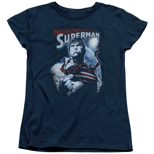 Superman Honor and Protect Womens T-Shirt