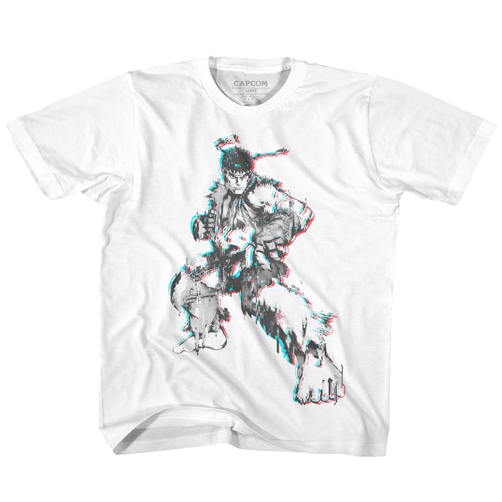 Street Fighter Glitch Fighter Youth/Toddler T-Shirt