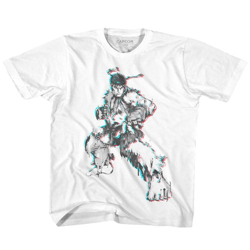 Street Fighter Glitch Fighter Youth/Toddler T-Shirt