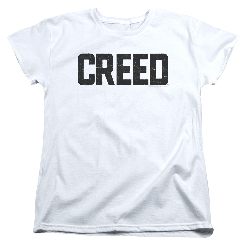 Creed Cracked Logo Womens T-Shirt