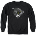 Mighty Morphin Power Rangers Black 25 Crewneck Sweatshirt