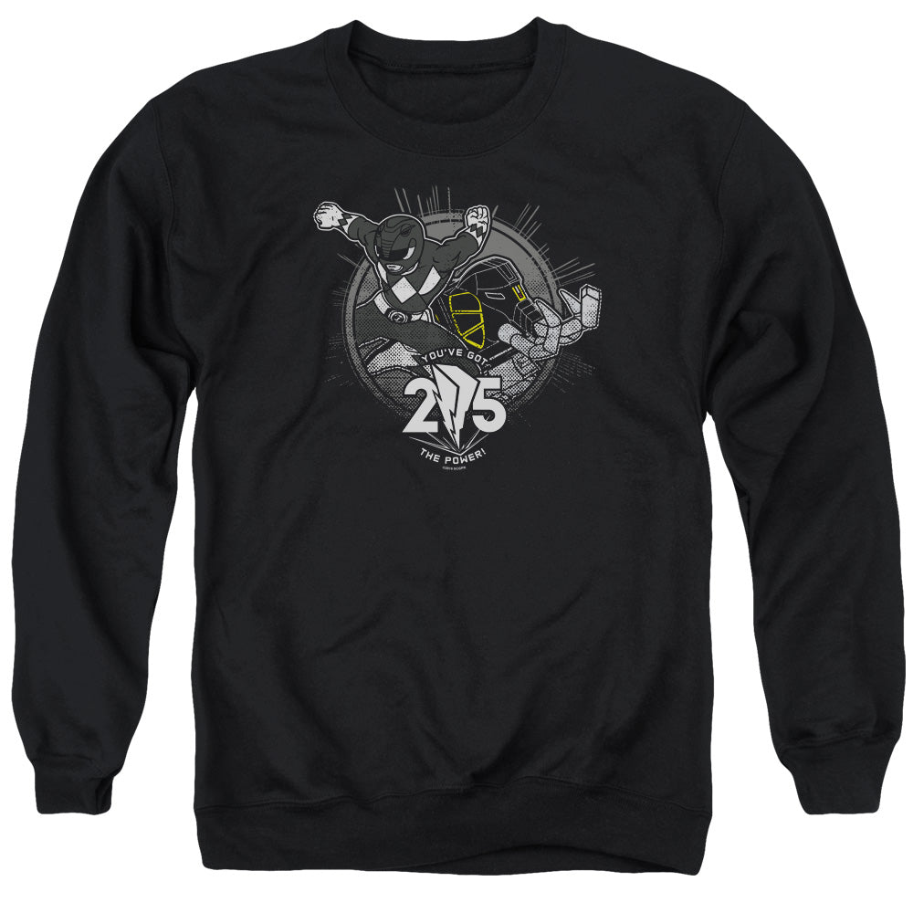 Mighty Morphin Power Rangers Black 25 Crewneck Sweatshirt