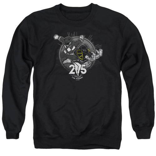 Mighty Morphin Power Rangers Black 25 Crewneck Sweatshirt