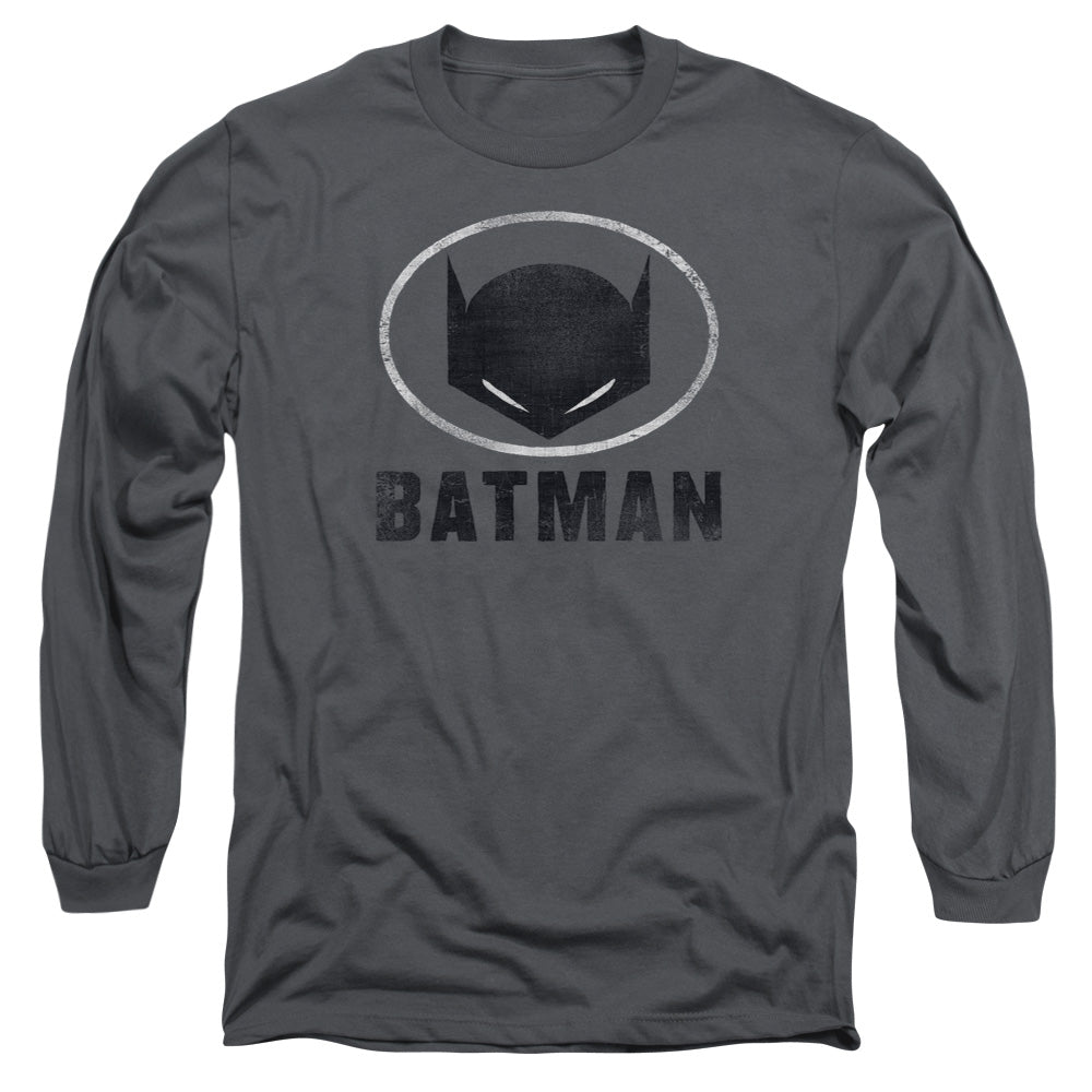Batman Mask In Oval Long Sleeve T-Shirt