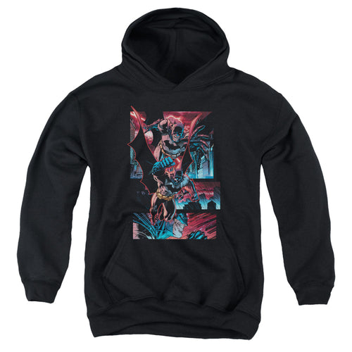 Batman Dark Knight Panels Youth Hoodie
