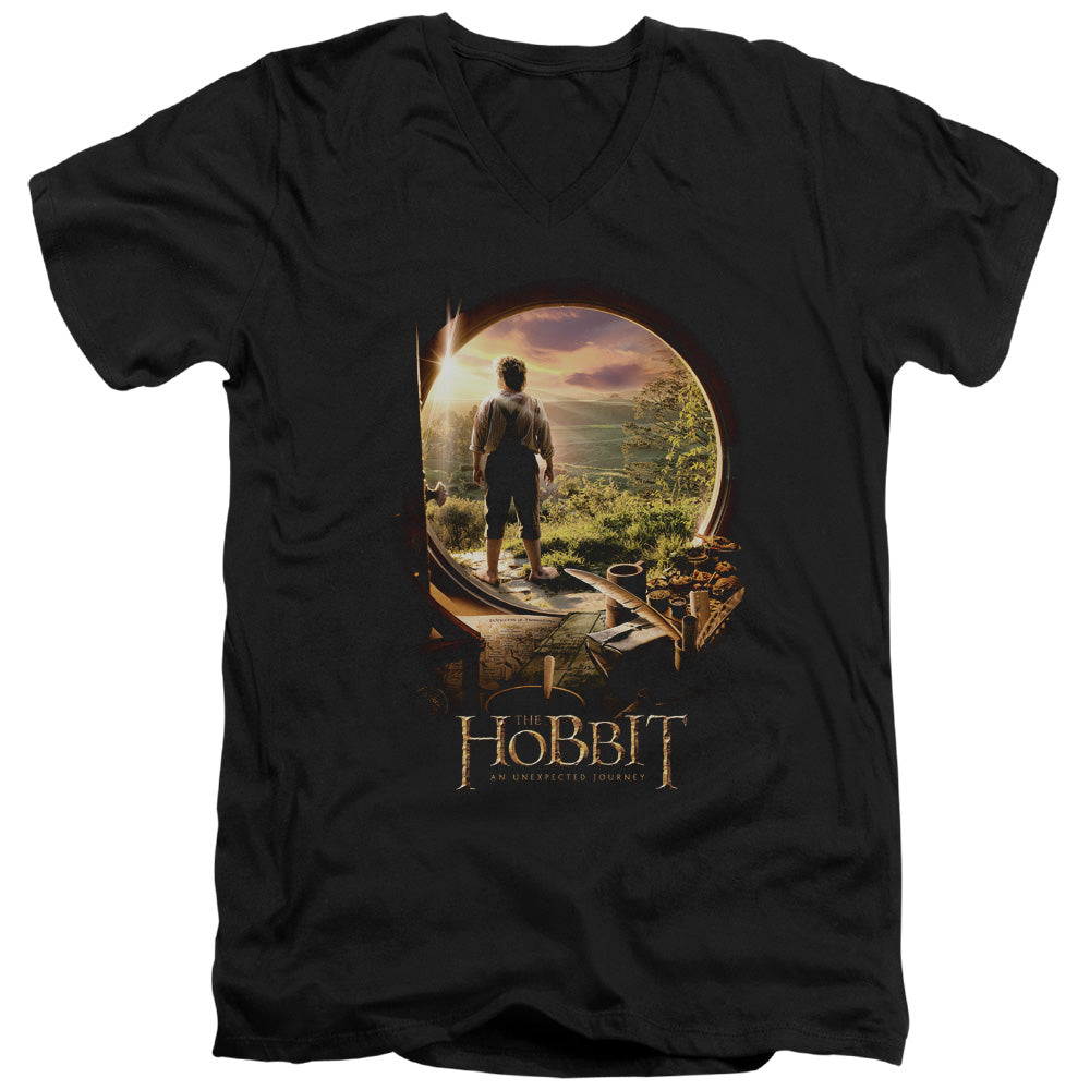 The Hobbit Hobbit in the Door V-Neck T-Shirt