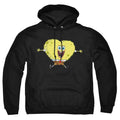 Spongebob Squarepants Valentine's Day Heart-shaped Sponge Pullover Hoodie