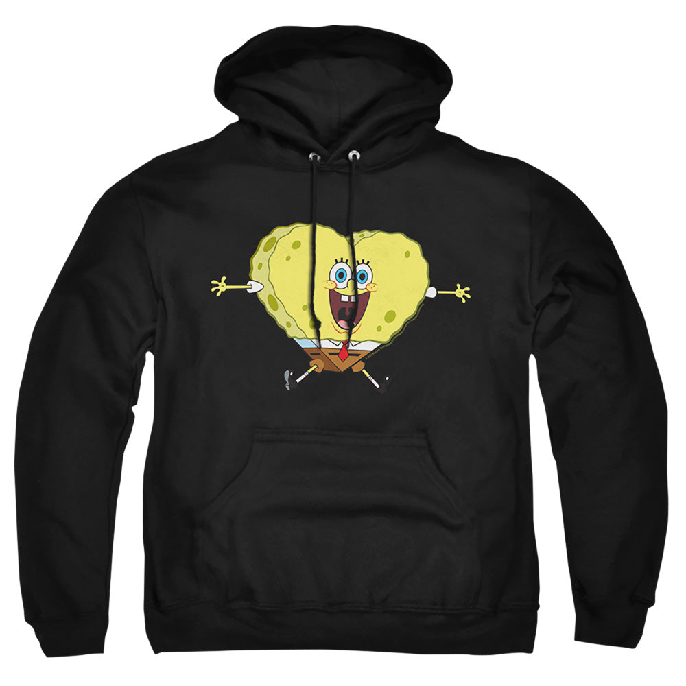 Spongebob Squarepants Valentine's Day Heart-shaped Sponge Pullover Hoodie
