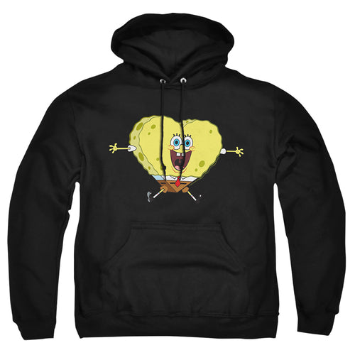 Spongebob Squarepants Valentine's Day Heart-shaped Sponge Pullover Hoodie