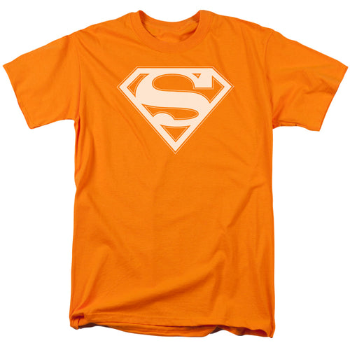 Superman Orange & White Shield T-Shirt