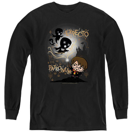 Harry Potter Expecto Patronum Chibi Potter Too Youth Long Sleeve T-Shirt