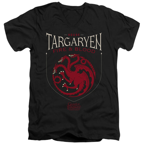 Game of Thrones House Targaryen Sigil V-Neck T-Shirt