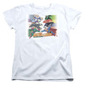 Justice League Evildoers Beware Womens T-Shirt