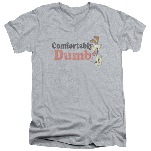 Garfield Comfortably Dumb V-Neck T-Shirt