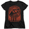 Dungeons & Dragons Year of the Dragon Street Red Womens T-Shirt