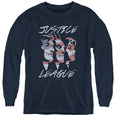 Justice League Justice For America Youth Long Sleeve T-Shirt