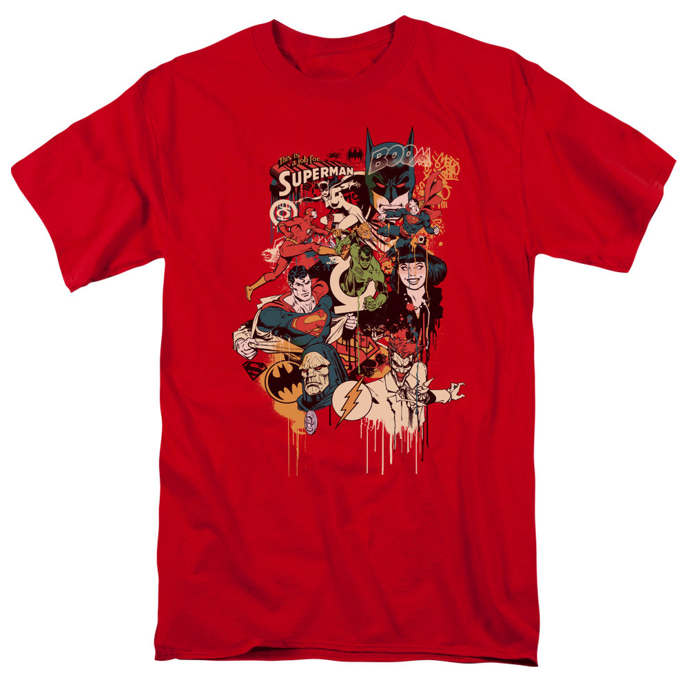 DC Comics Dripping Characters T-Shirt