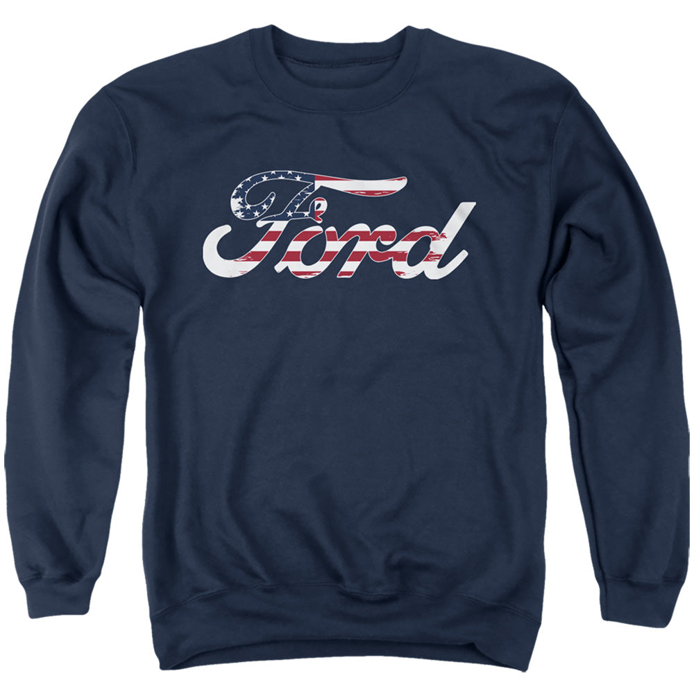 Ford Flag Logo Crewneck Sweatshirt