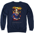 Supergirl Standing Symbol Crewneck Sweatshirt
