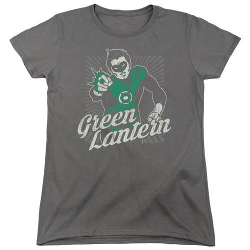 Green Lantern Ring Rays Womens T-Shirt