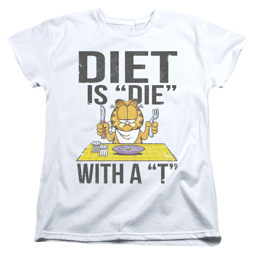 Garfield Diet Is Die With A T Womens T-Shirt