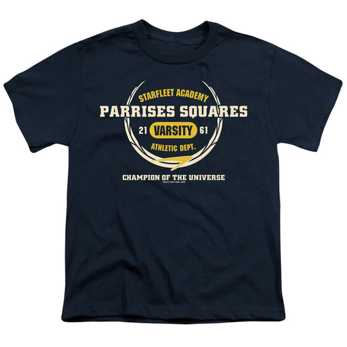 Star Trek Starfleet Academy Parrises Squares Varsity Youth/Toddler T-Shirt