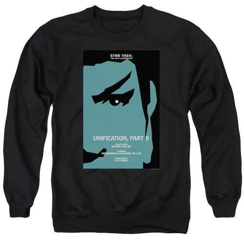 Star Trek Unification Part II Black Crewneck Sweatshirt