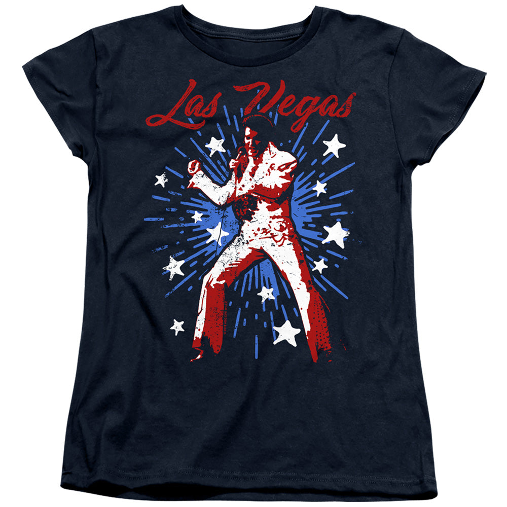 Elvis Presley Vegas Superstar Womens T-Shirt
