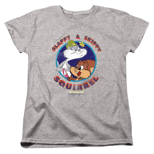 Animaniacs Slappy And Skippy Squirrel Womens T-Shirt