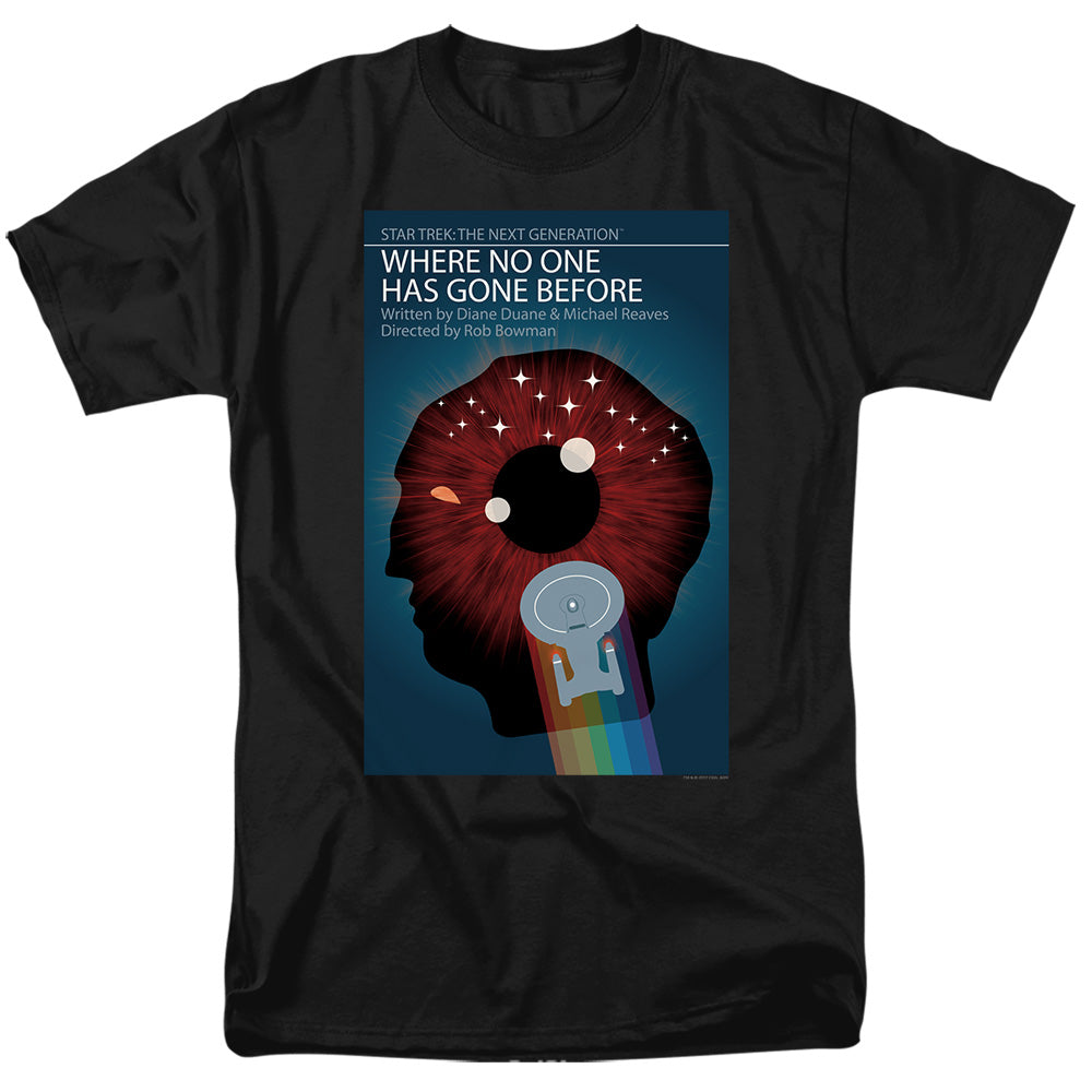 Star Trek Where No One Has Gone Before Black T-Shirt
